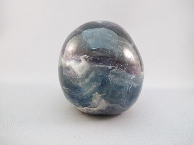 Purple, Blue, Green and White Fluorite Crystal Skull